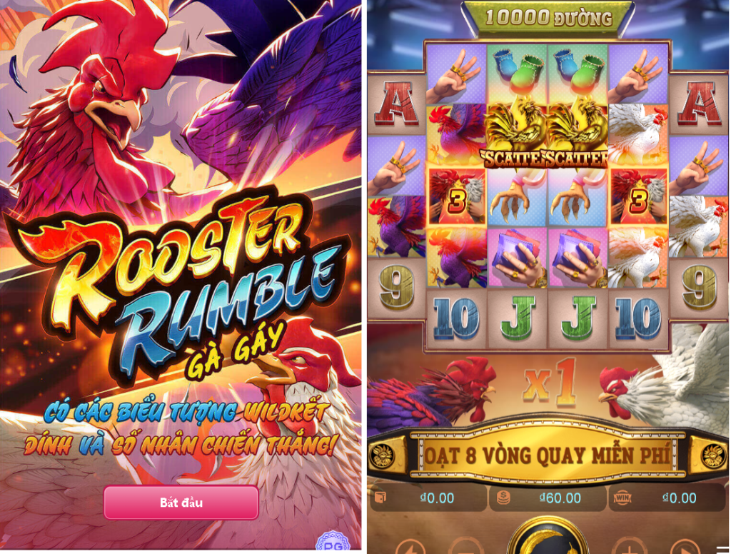 Trò chơi Rooster Rumble thắng nhanh Tro choi Rooster Rumble thang nhanh