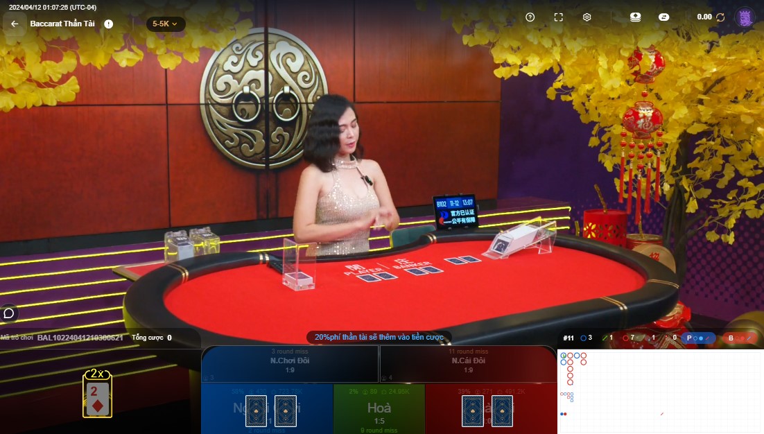 Thong tin game Baccarat than tai chi tiet