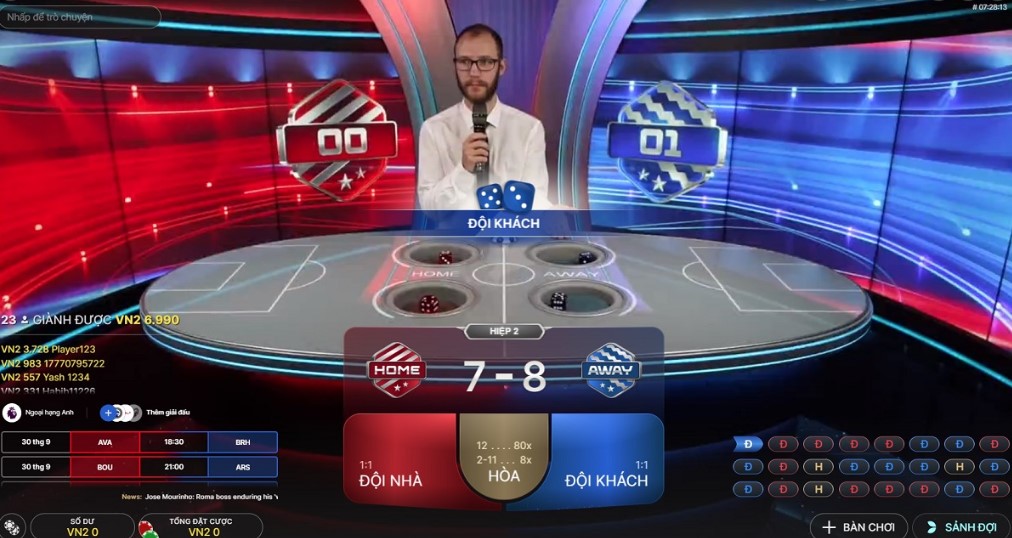 Tio cược Football Studio Dice chiến thắng Meo choi Football Studio Dice chien thang