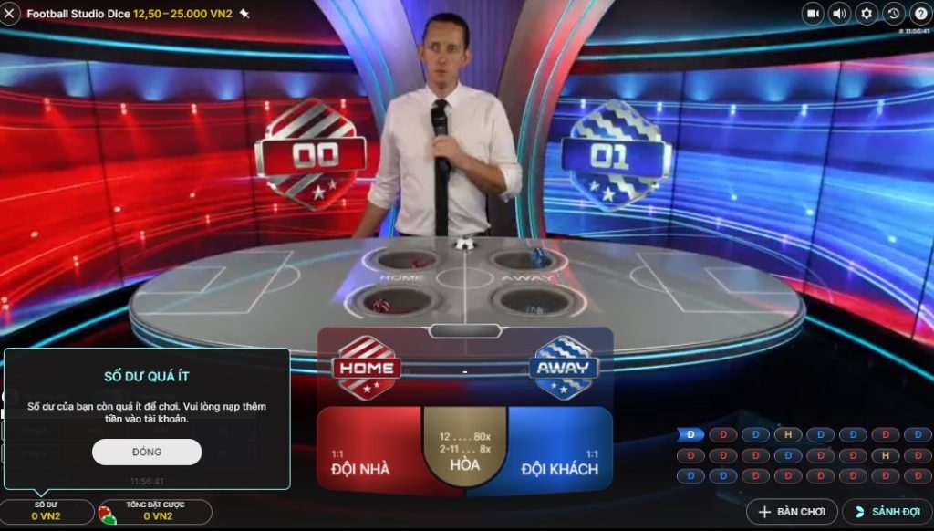 Đánh giá trò chơi Football Studio Dice Fb88 chuẩn nhất Diem noi troi trong game Football Studio Dice Fb88